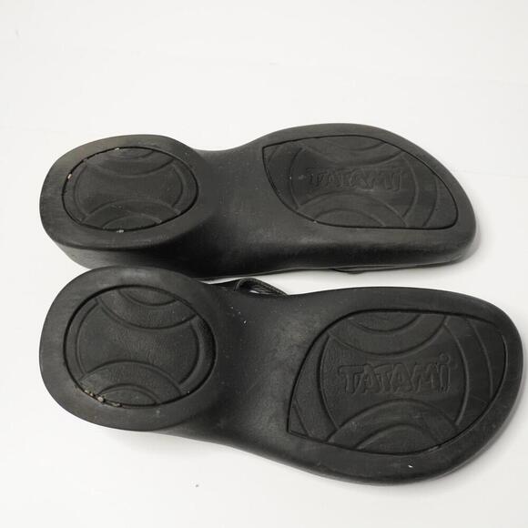 Birkenstock Tatami Footbed Black Leather Sandals‎ Shoes Comfort EUR 37 US 7 - Picture 9 of 9